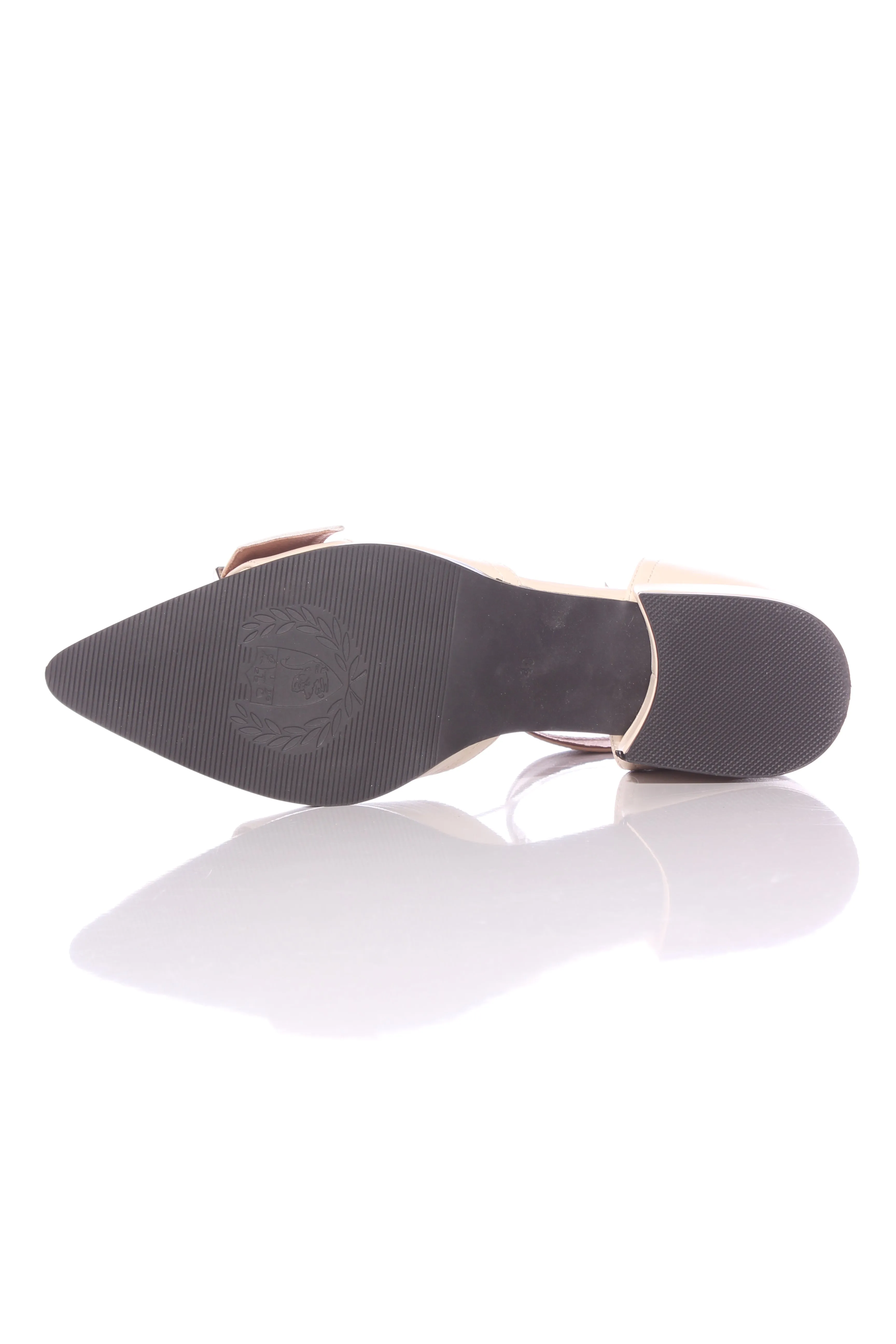 MI PIACI - Buckle jazz leather flats - Cream! 40