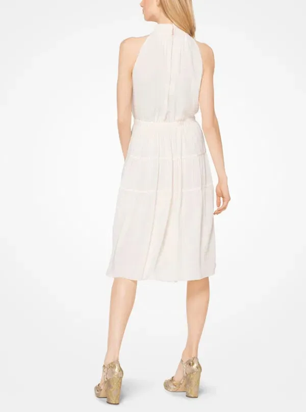 MICHAEL KORS - Smocked chiffon halter dress! 14