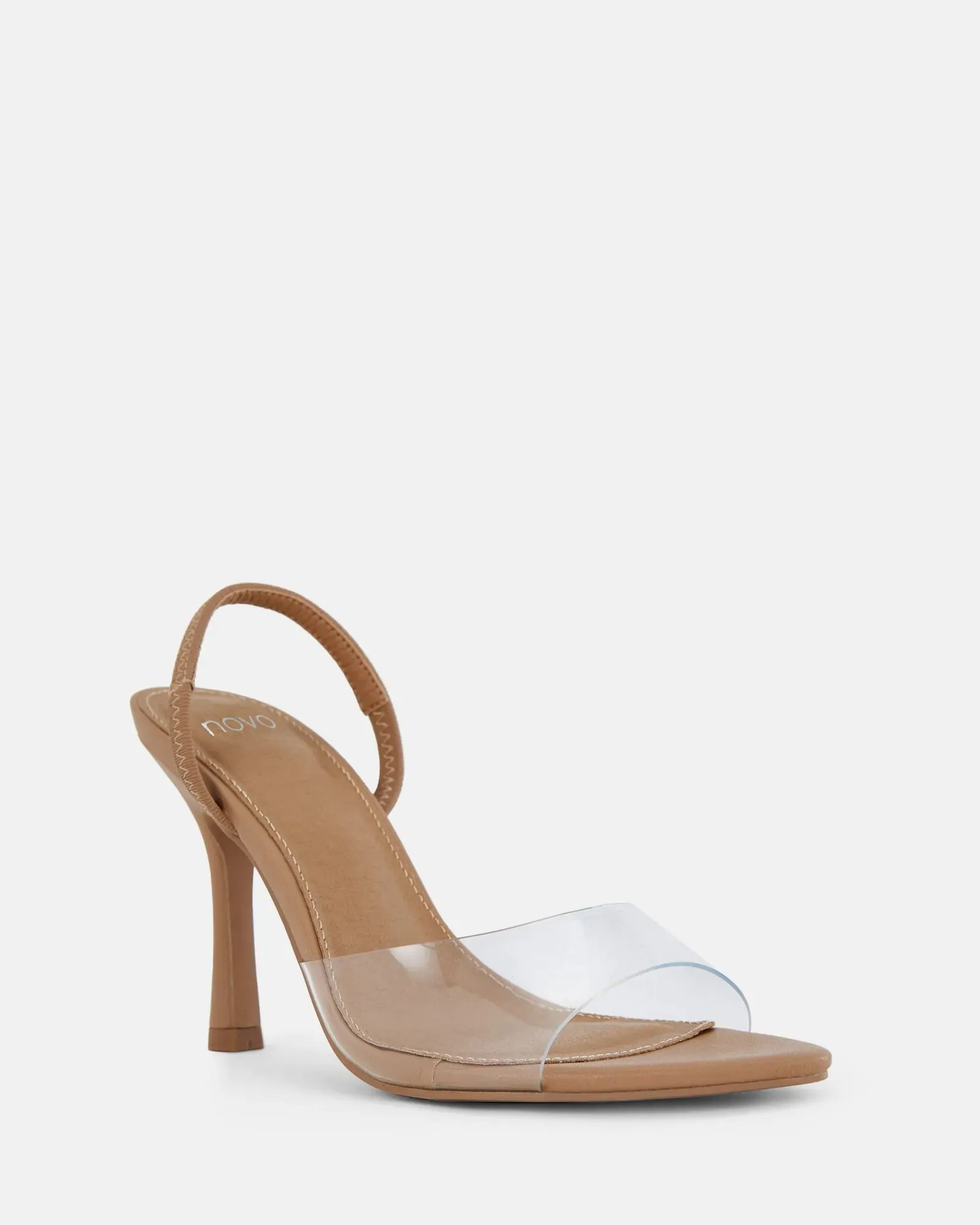 NOVO (BN) "Madonna" camel high heels! 9