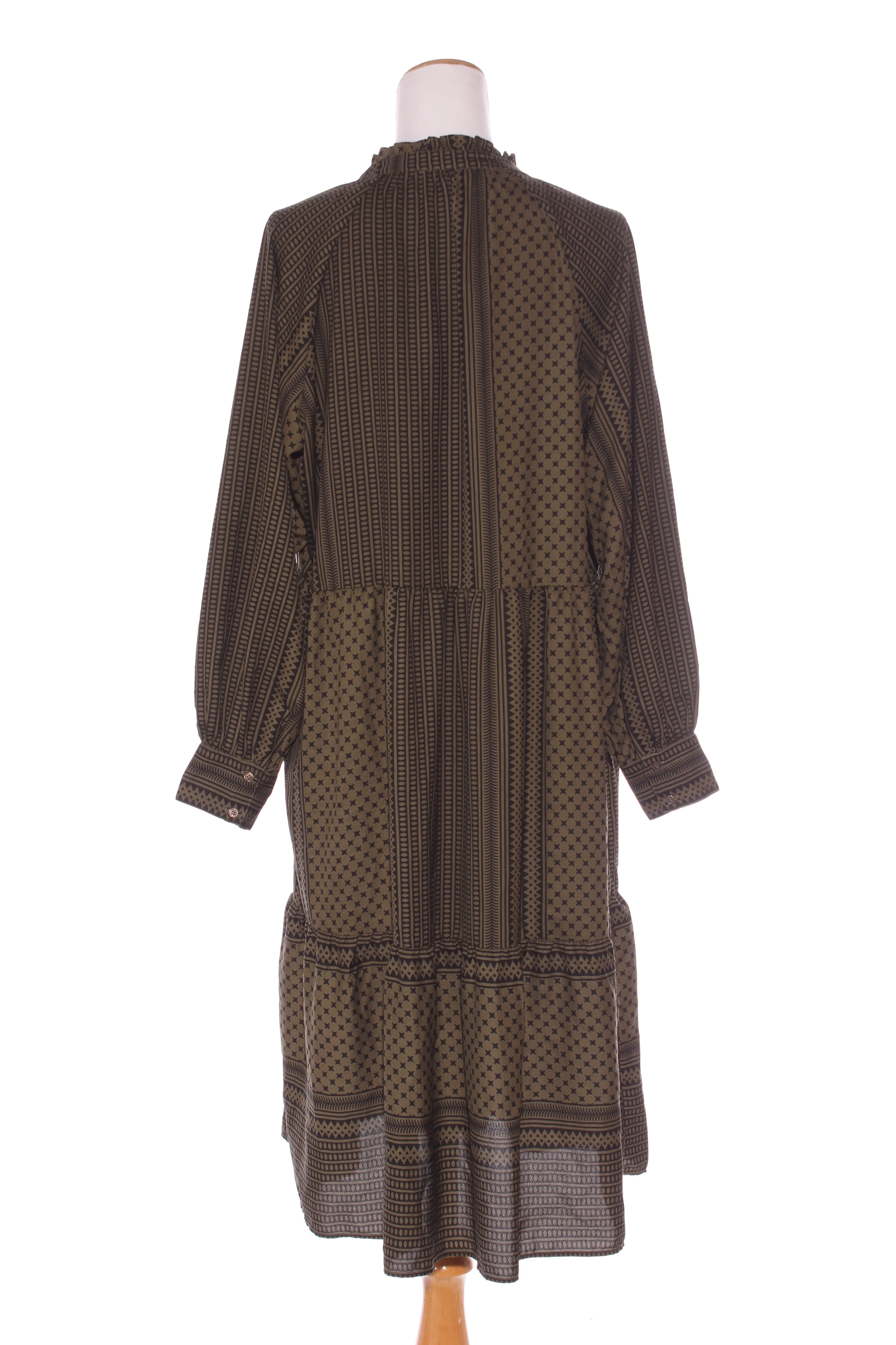 ONLY - Khaki tiered midi dress! 16