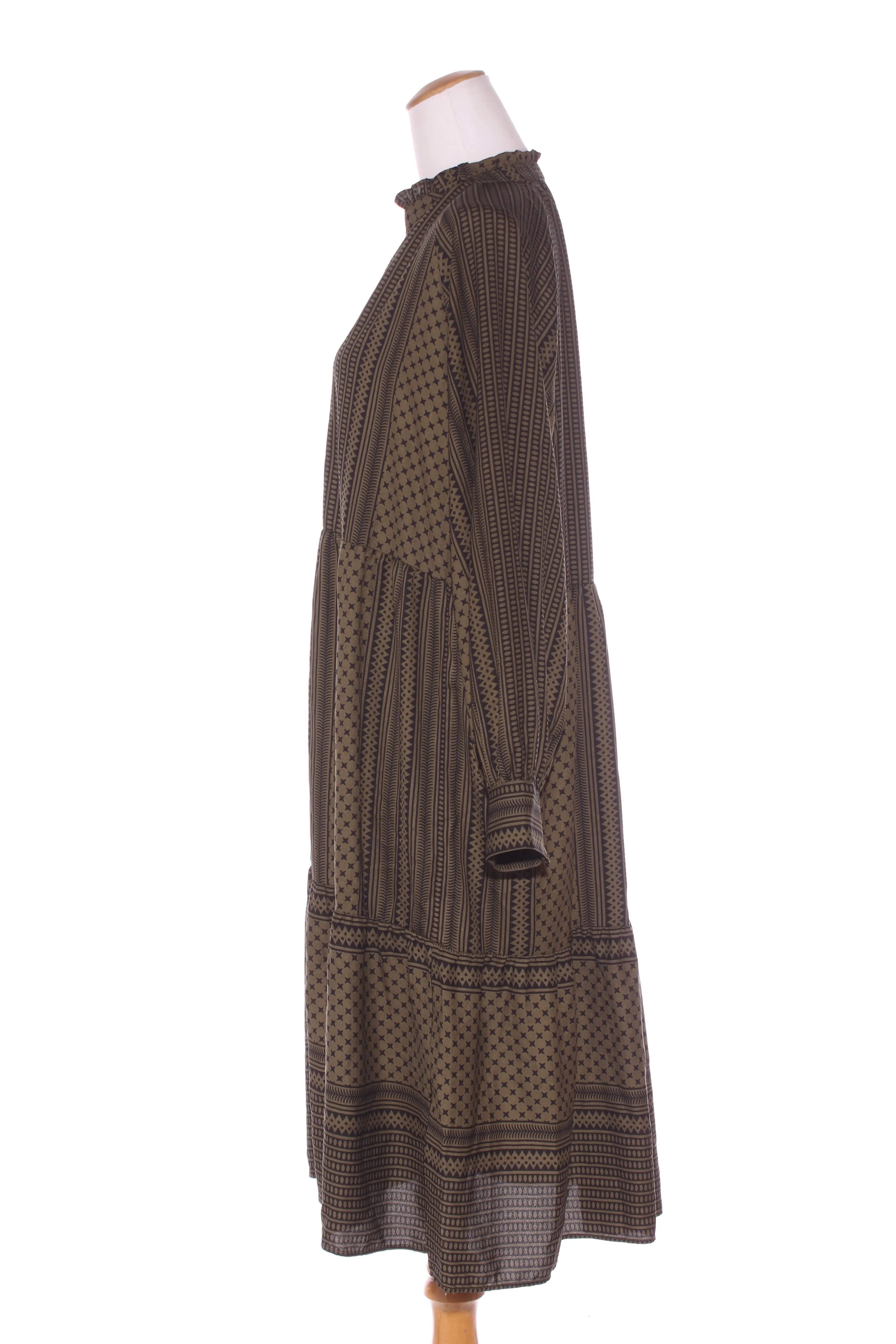 ONLY - Khaki tiered midi dress! 16