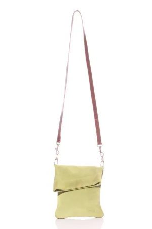 OWEN BARRY (GB) Handmade green suede satchel!