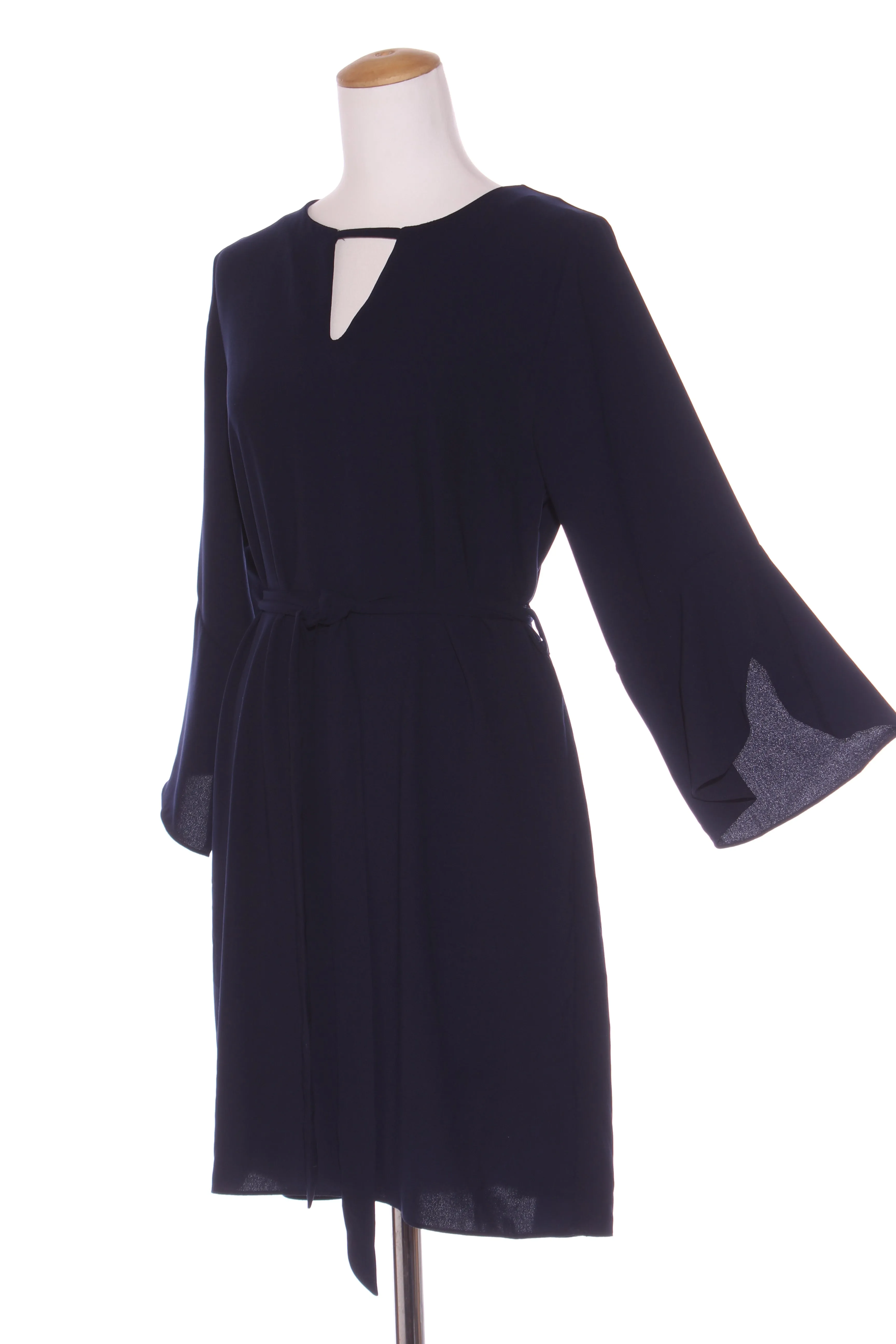 PAGANI - Flute sleeve navy dress! 14