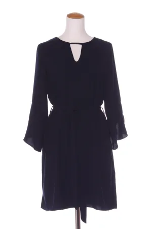 PAGANI - Flute sleeve navy dress! 14