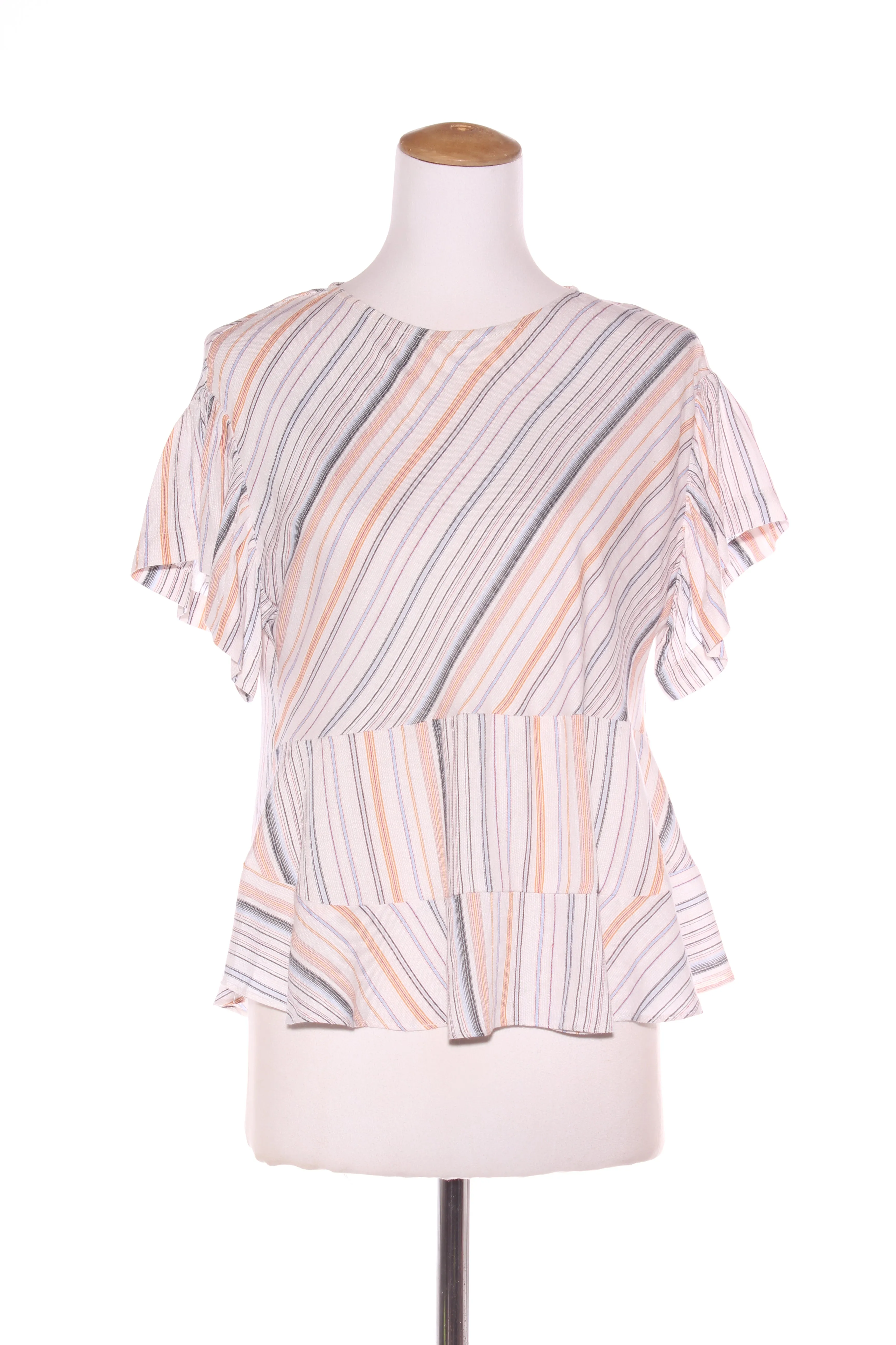 POL (AU) Italian linen ruffle detail top! 8-10