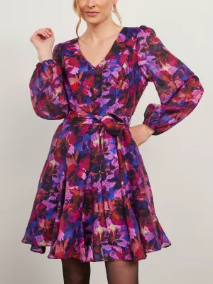 PORTMANS (BN) "Twilight garden" linen blend dress! 14