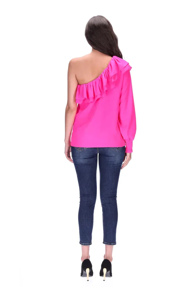 PRETTY BASIC (LN) Pink off the shoulder top! 8