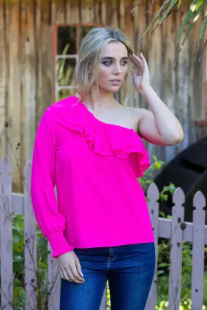 PRETTY BASIC (LN) Pink off the shoulder top! 8