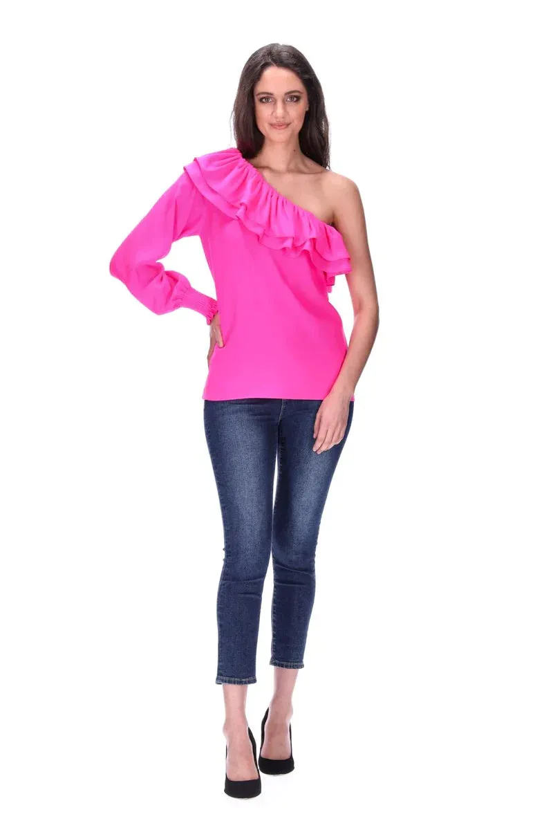 PRETTY BASIC (LN) Pink off the shoulder top! 8