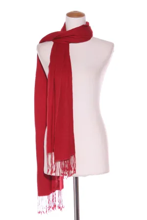 Red tassel pashmina? scarf!