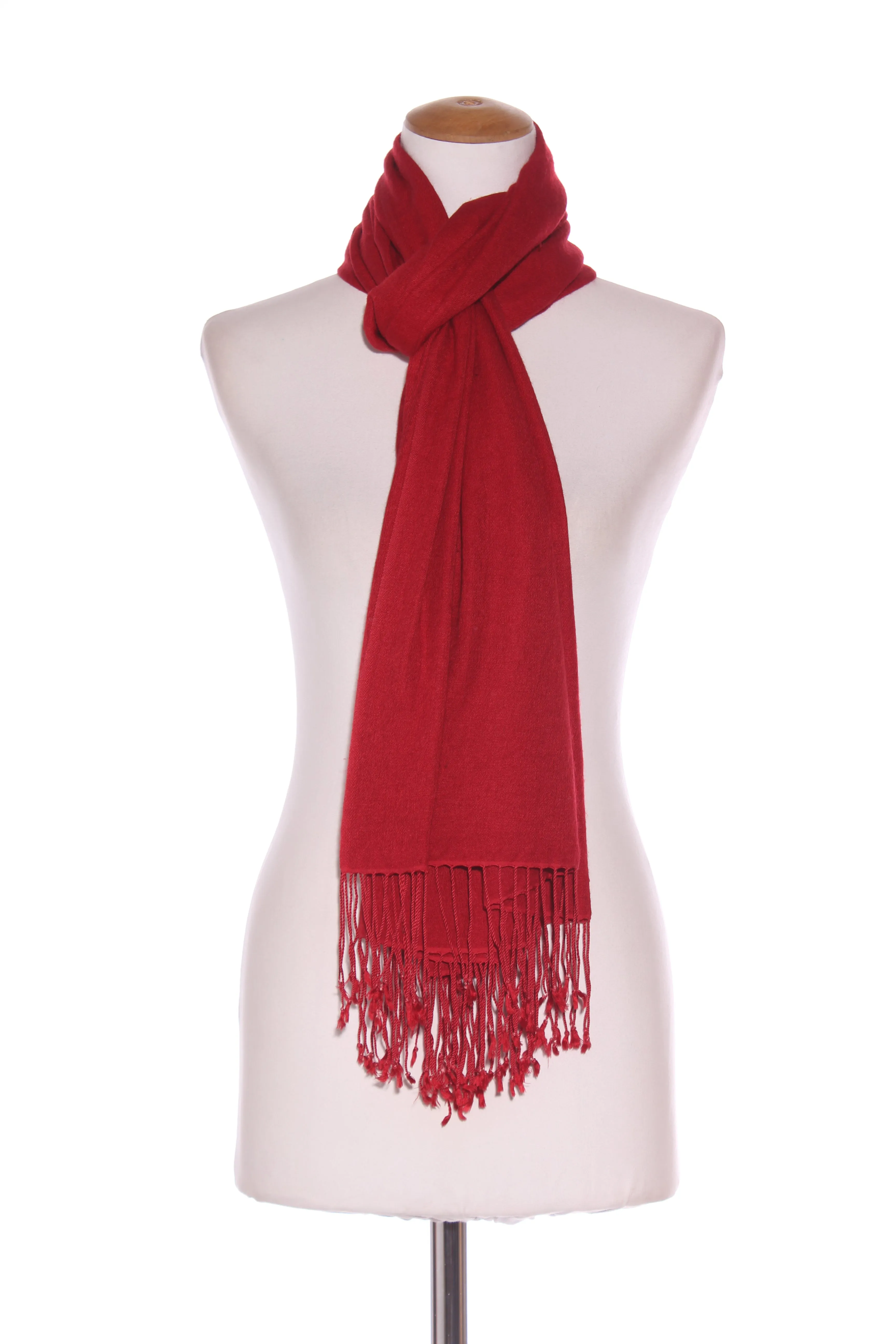 Red tassel pashmina? scarf!