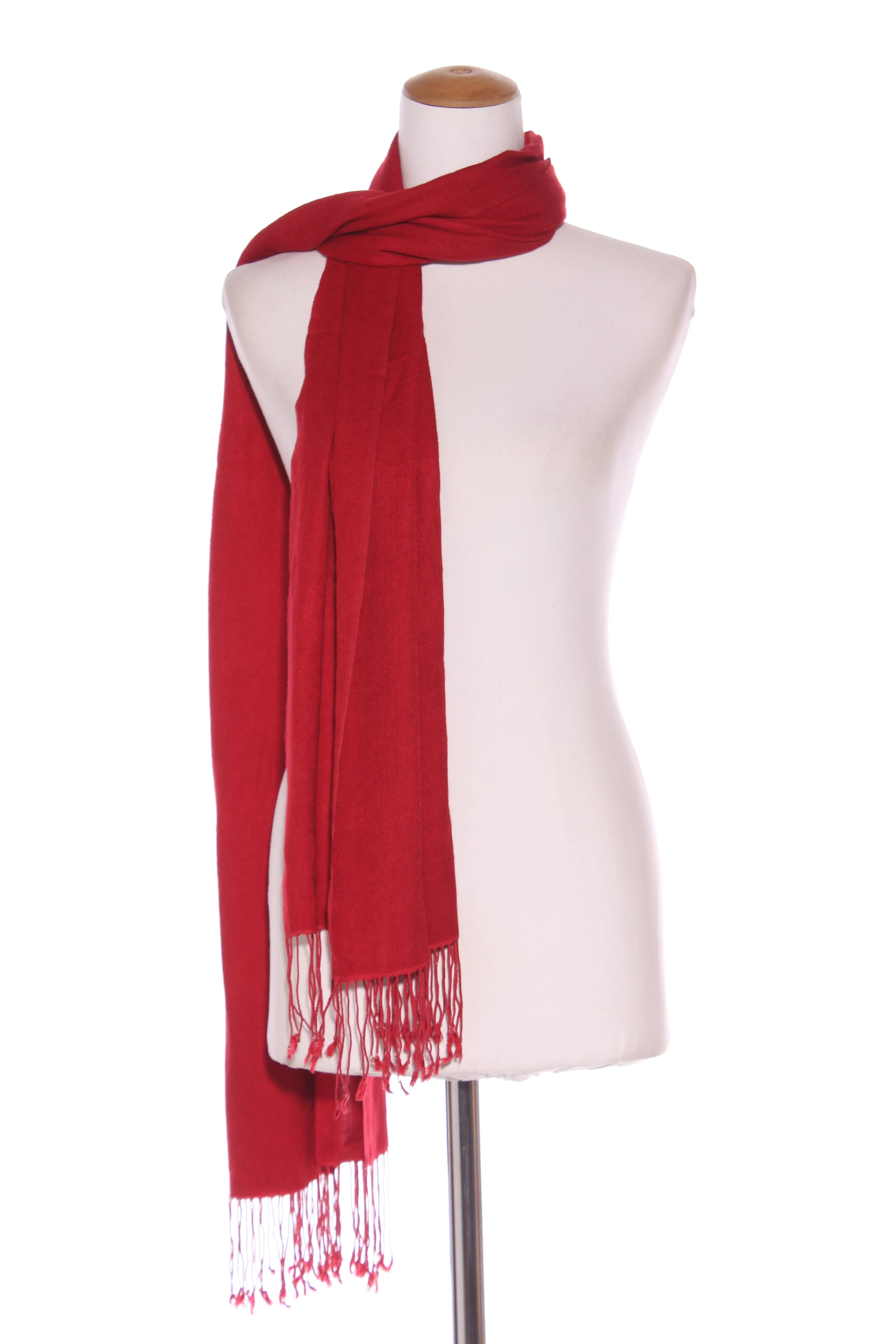Red tassel pashmina? scarf!
