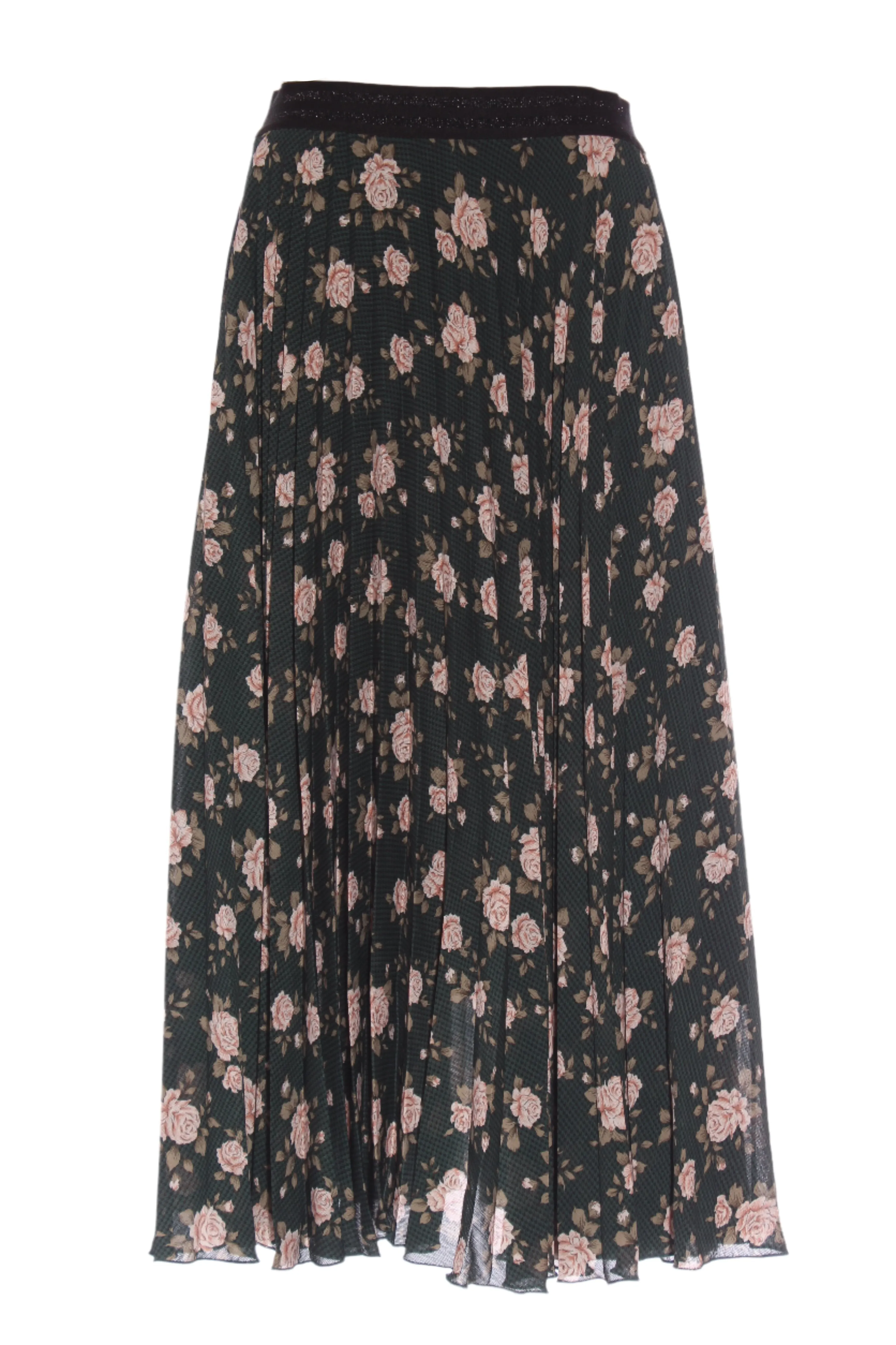 REPERTOIRE (NZ) Vintage rose pleated skirt! 10