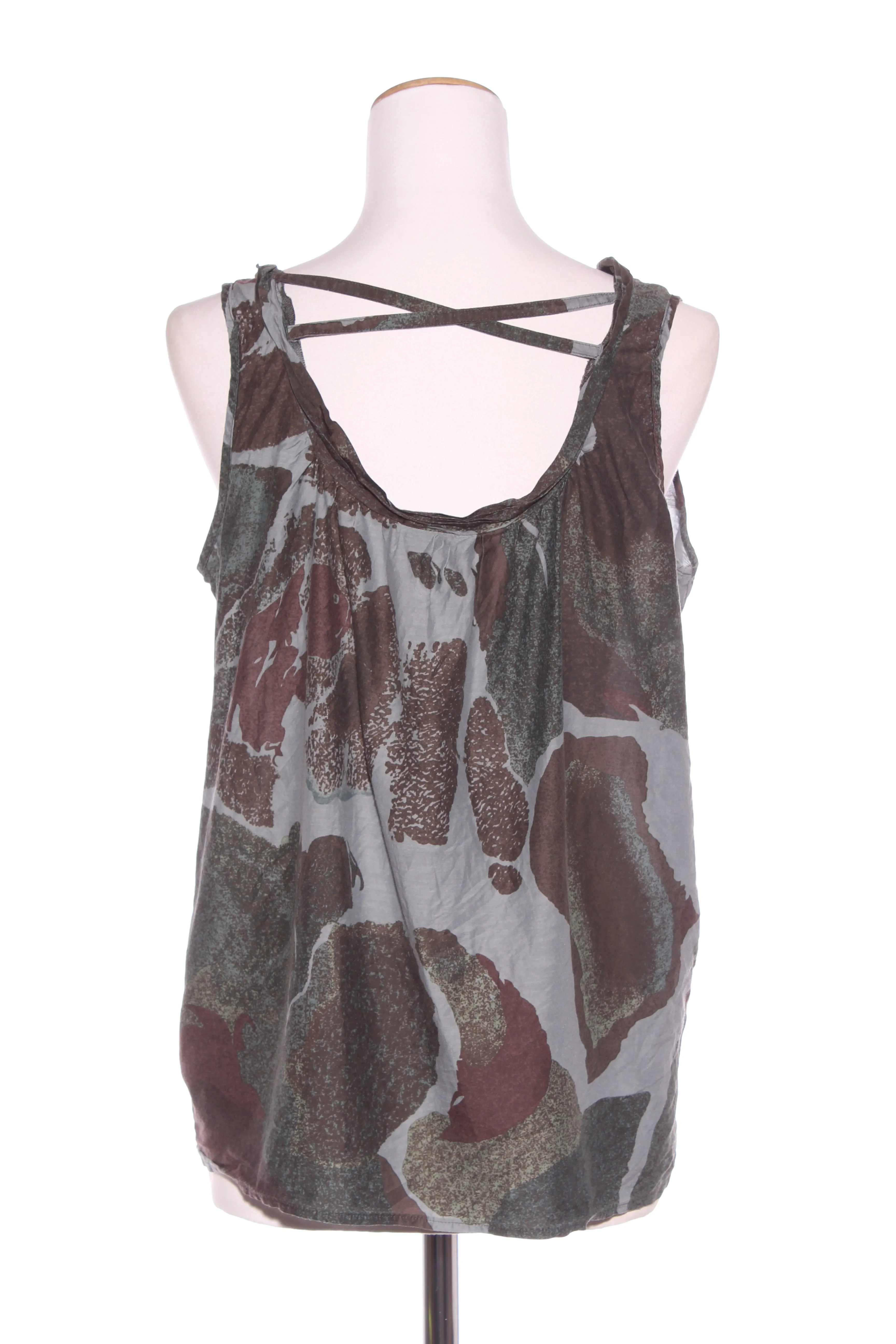 RICOCHET - Cotton/silk abstract print top! 12