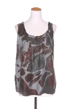 RICOCHET - Cotton/silk abstract print top! 12