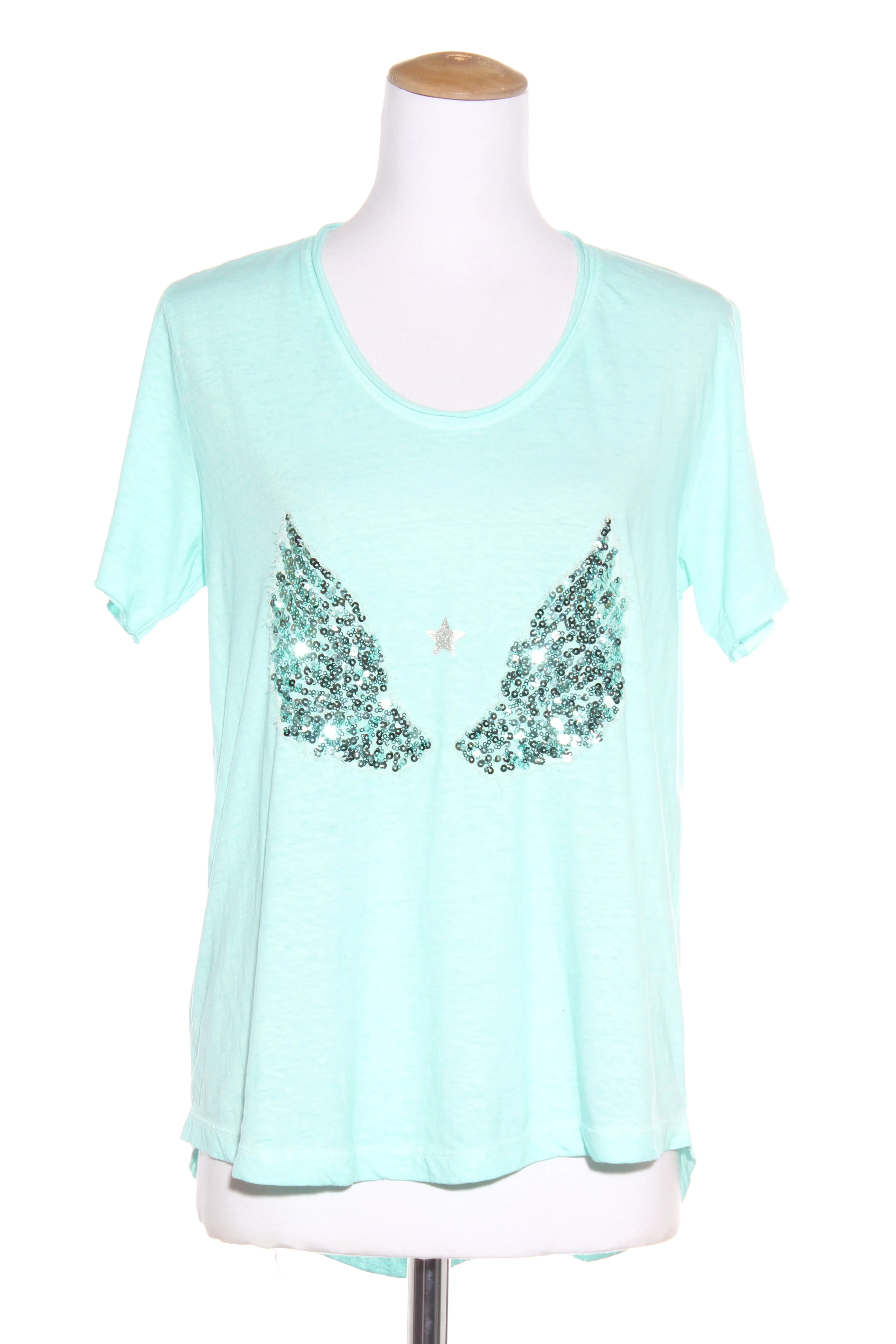 RUBY YAYA (LN) Aqua sequin saint tee! 14