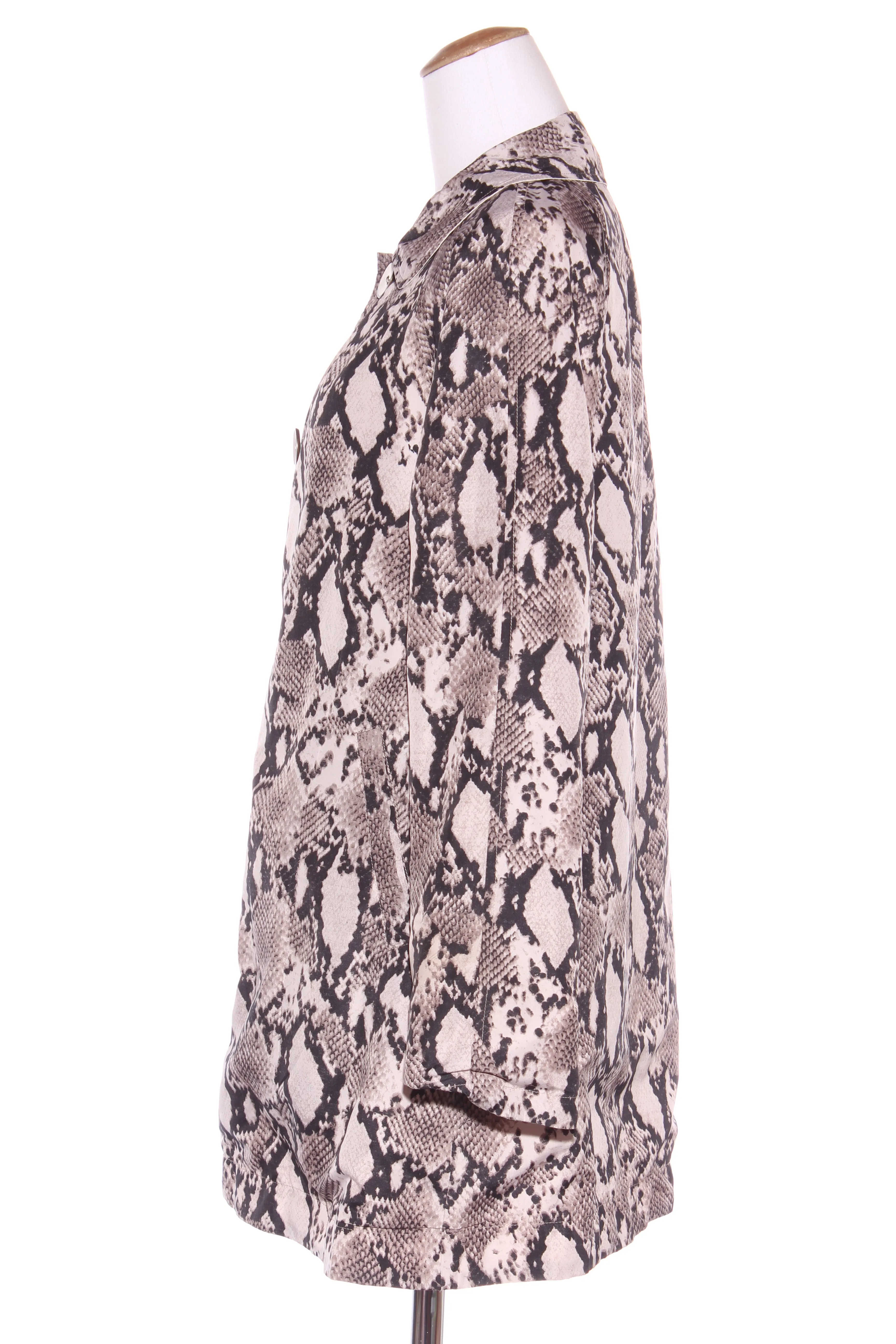 SABENA - Reversible snakeskin   beige jacket! 10-12