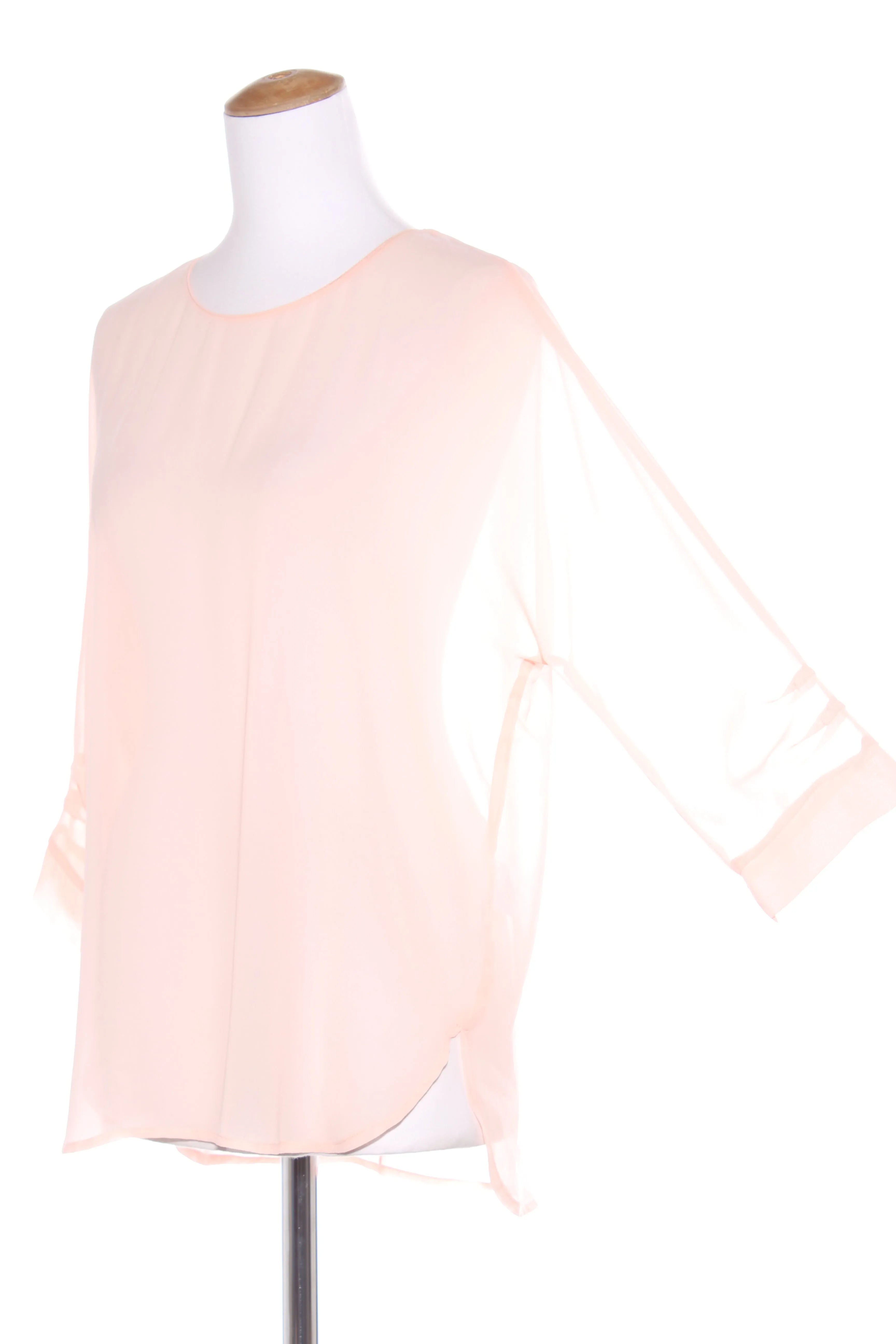SOEUR - Peach chiffon top! 10