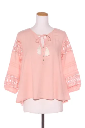 ST.FROCK - Blush lace detail boho top! 10-12