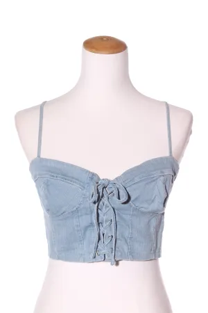 STORY ON - Denim crop bustier! 10