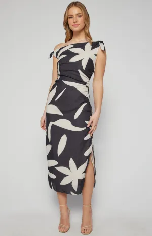 STYLE STATE (LN) Floral linen feel mdi dress! 10