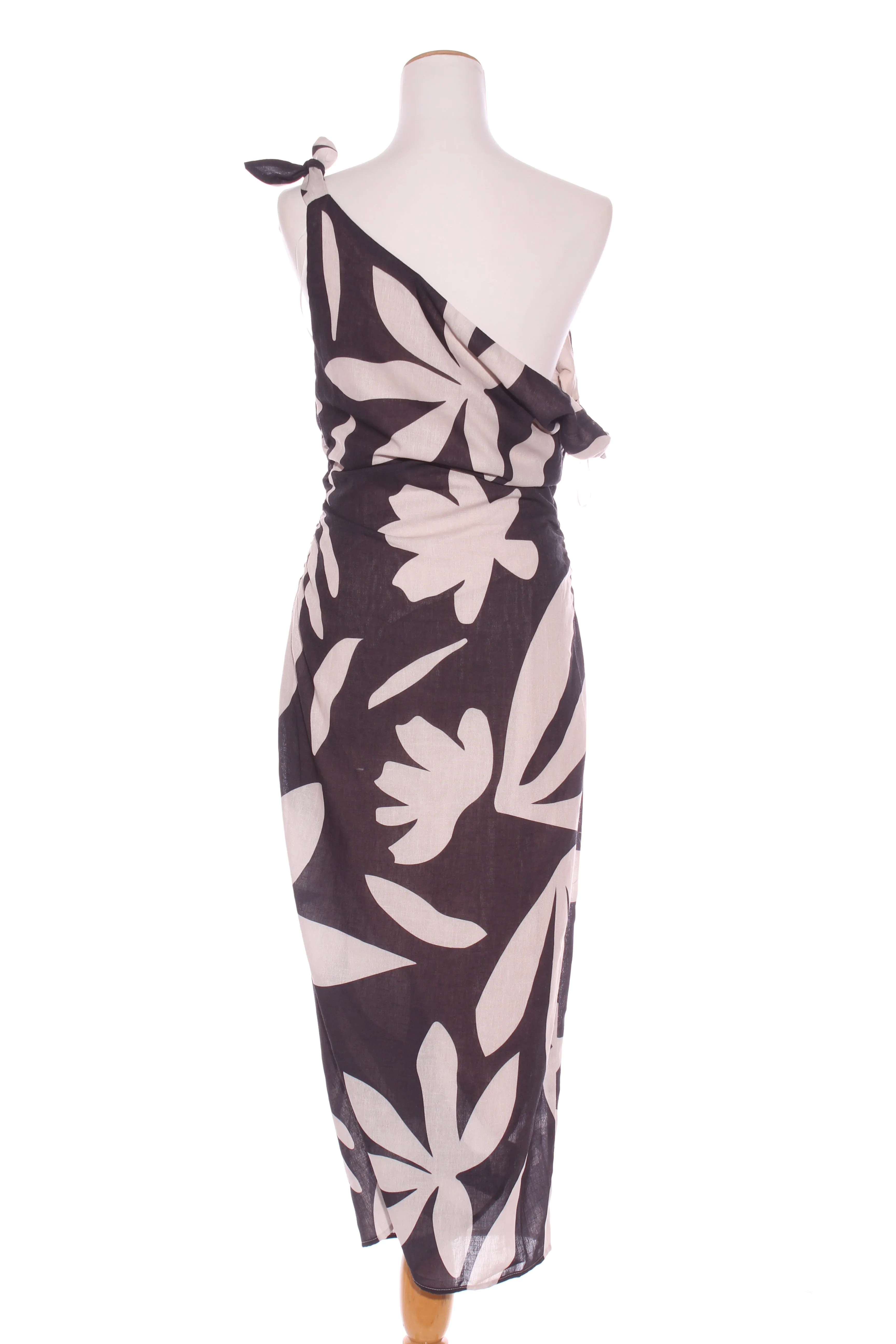 STYLE STATE (LN) Floral linen feel mdi dress! 10