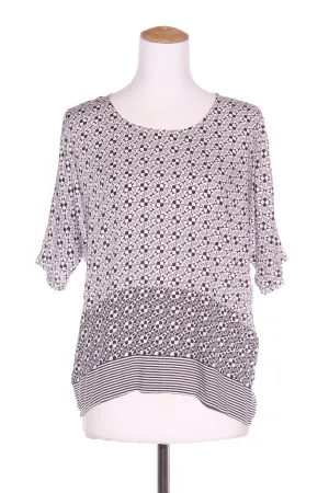TRENERY (BN) "Geo print" modal top! 10-12