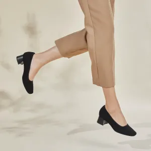 VIVAIA (BN) Square-Toe Chunky Heels - Melody Pro! 39