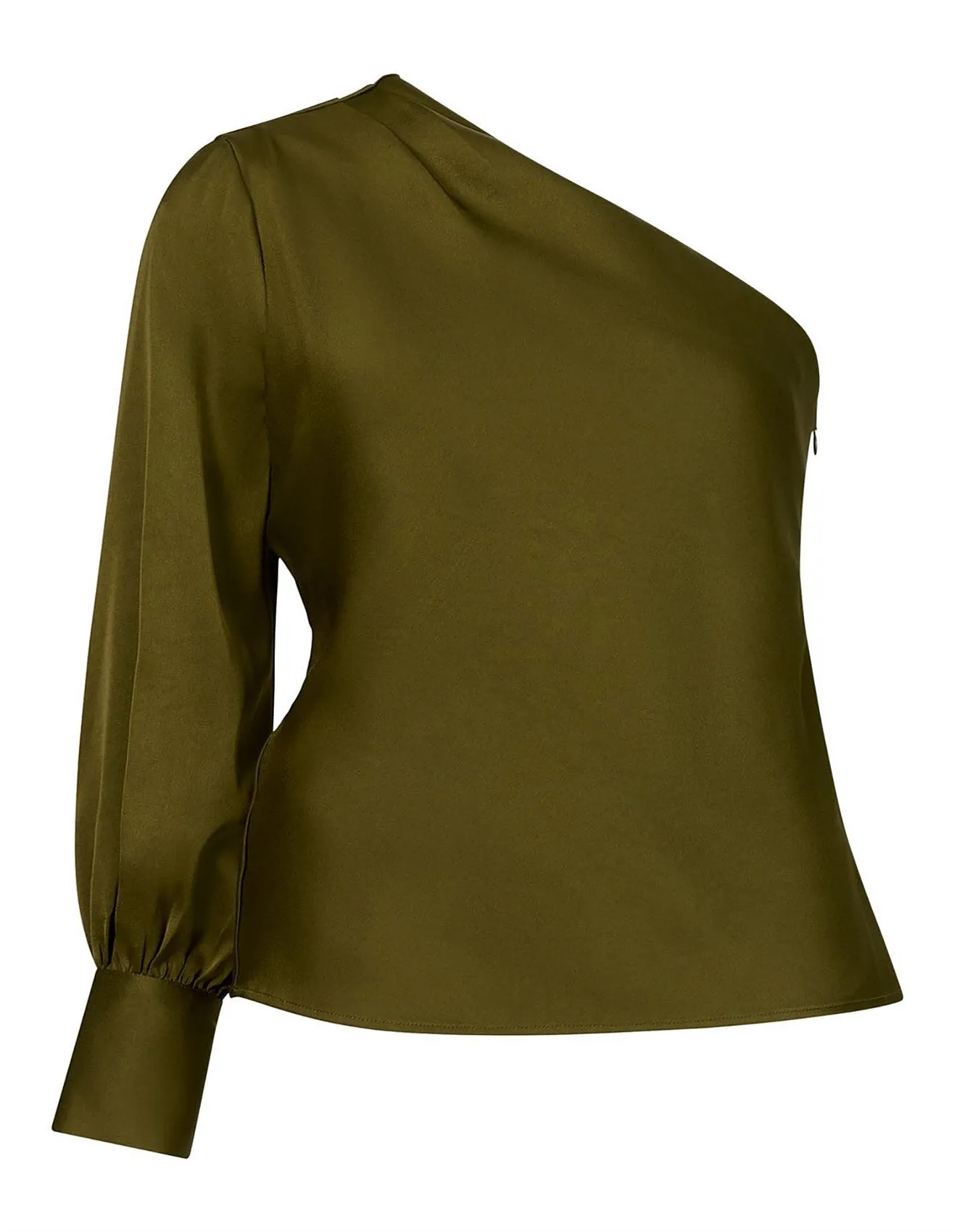 WITCHERY (BN) "Satin one shoulder" blouse! 12