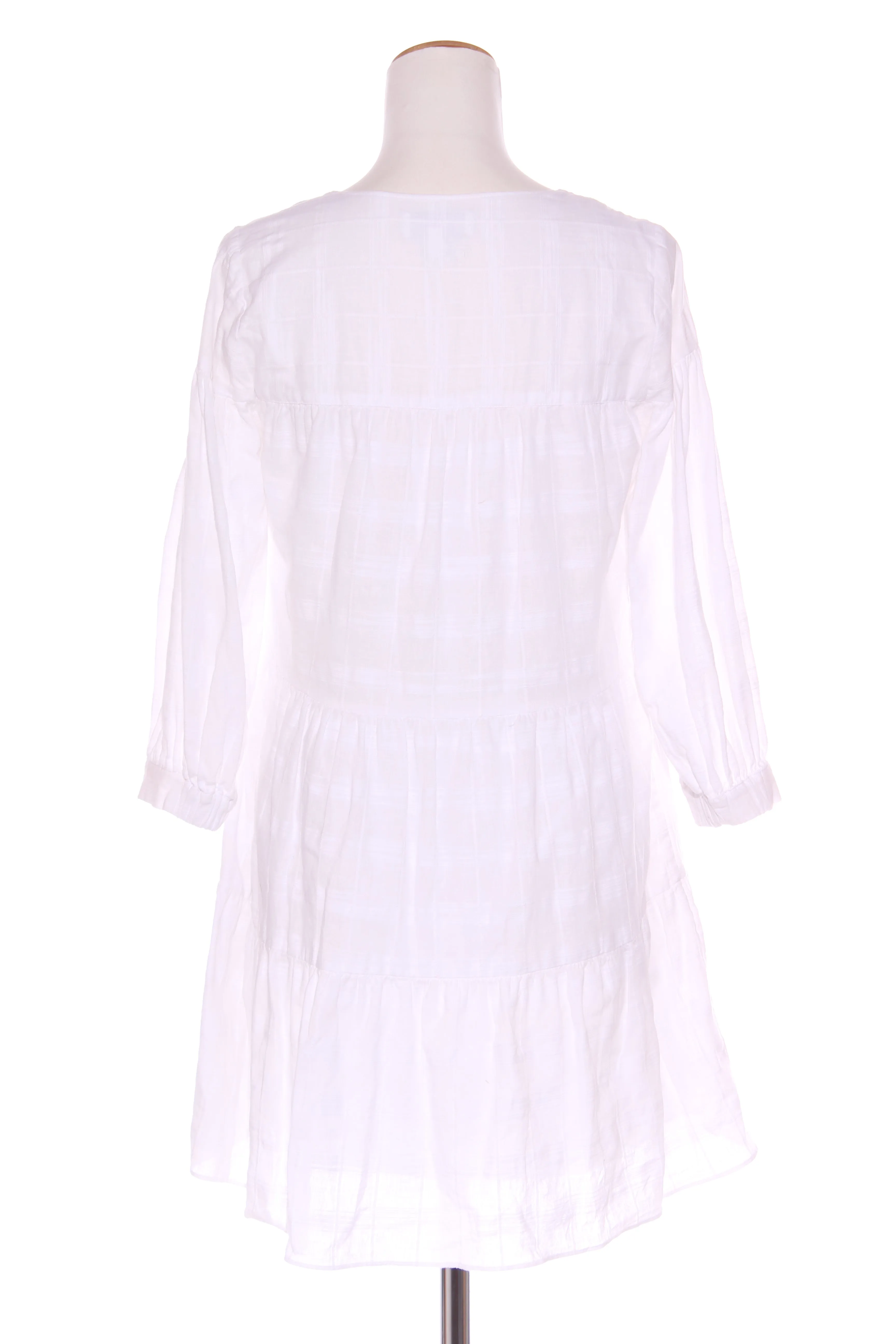 WITCHERY - Linen blend trapeze check dress! 6-8