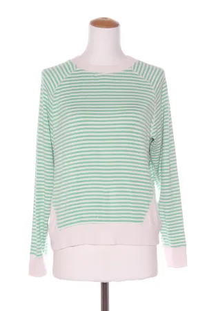 ZEST - Green stripe viscose knit top! 8-10