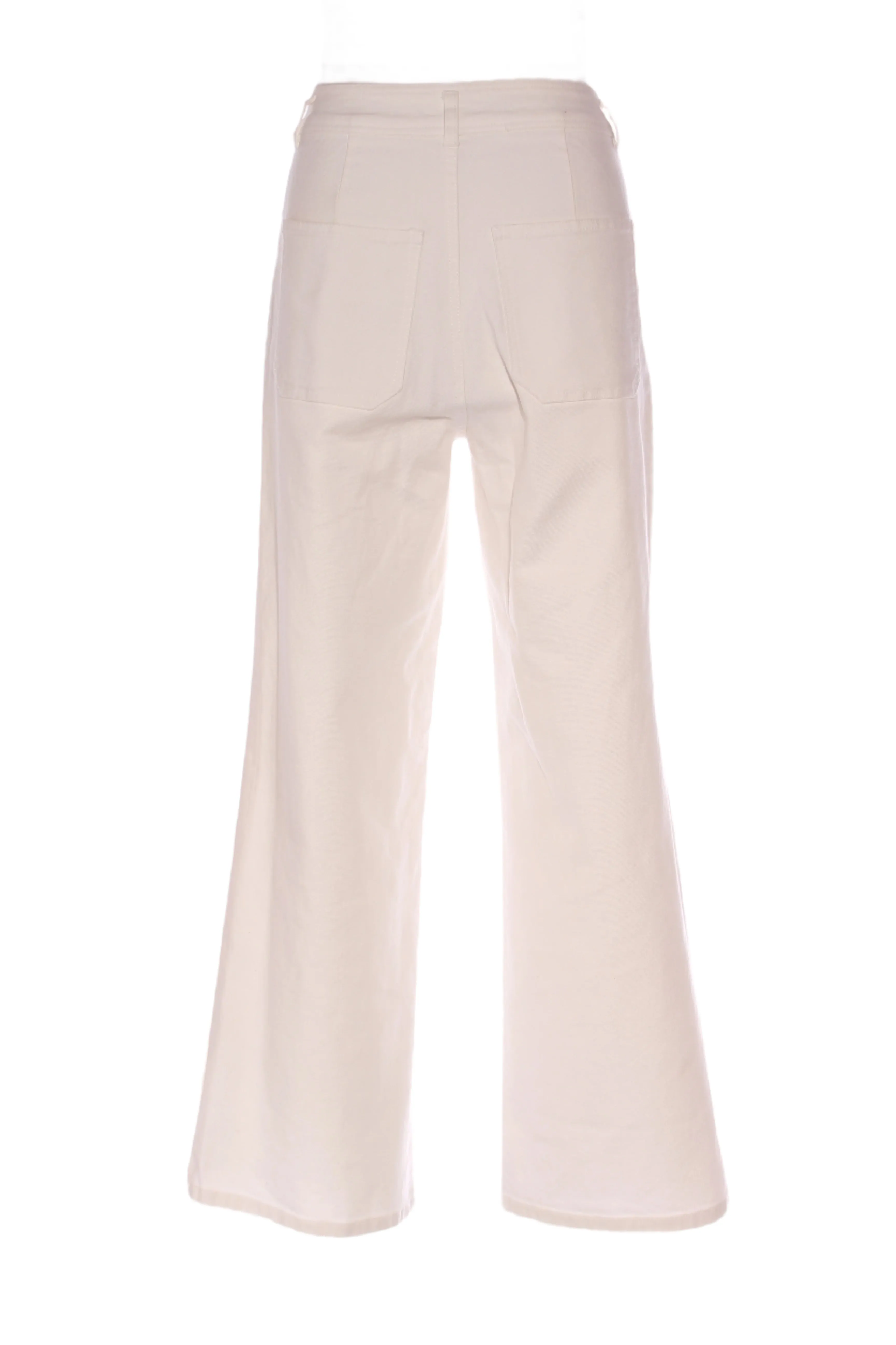 ZEST (LN) High waist wide leg jean - Cream! 10