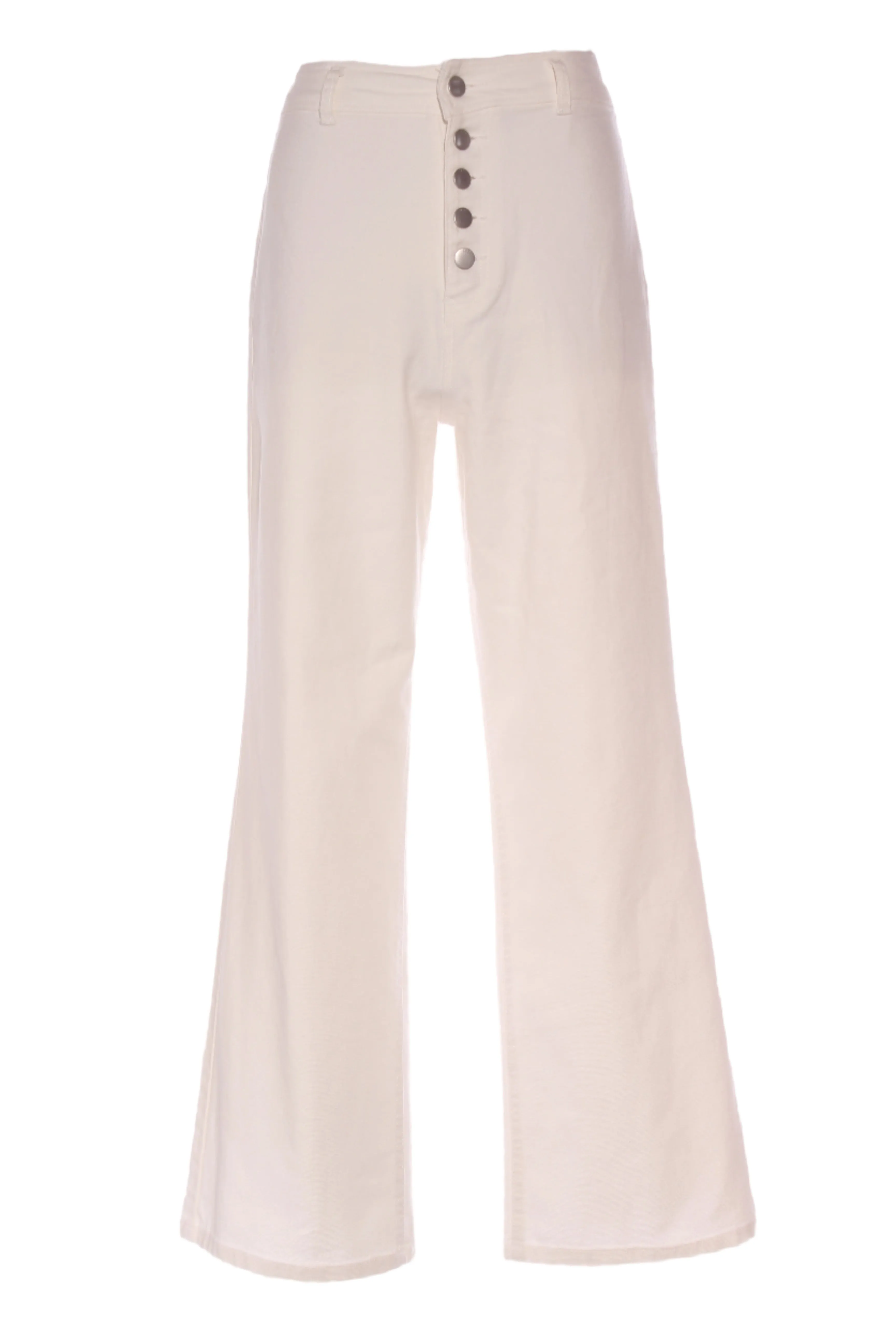 ZEST (LN) High waist wide leg jean - Cream! 10